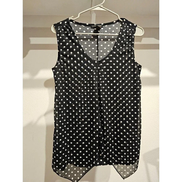 Polka dots sleeveless top - Picture 1 of 4